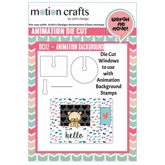 Uchi's Design Animation Die Cut Animation Background Windows ( DC112)
